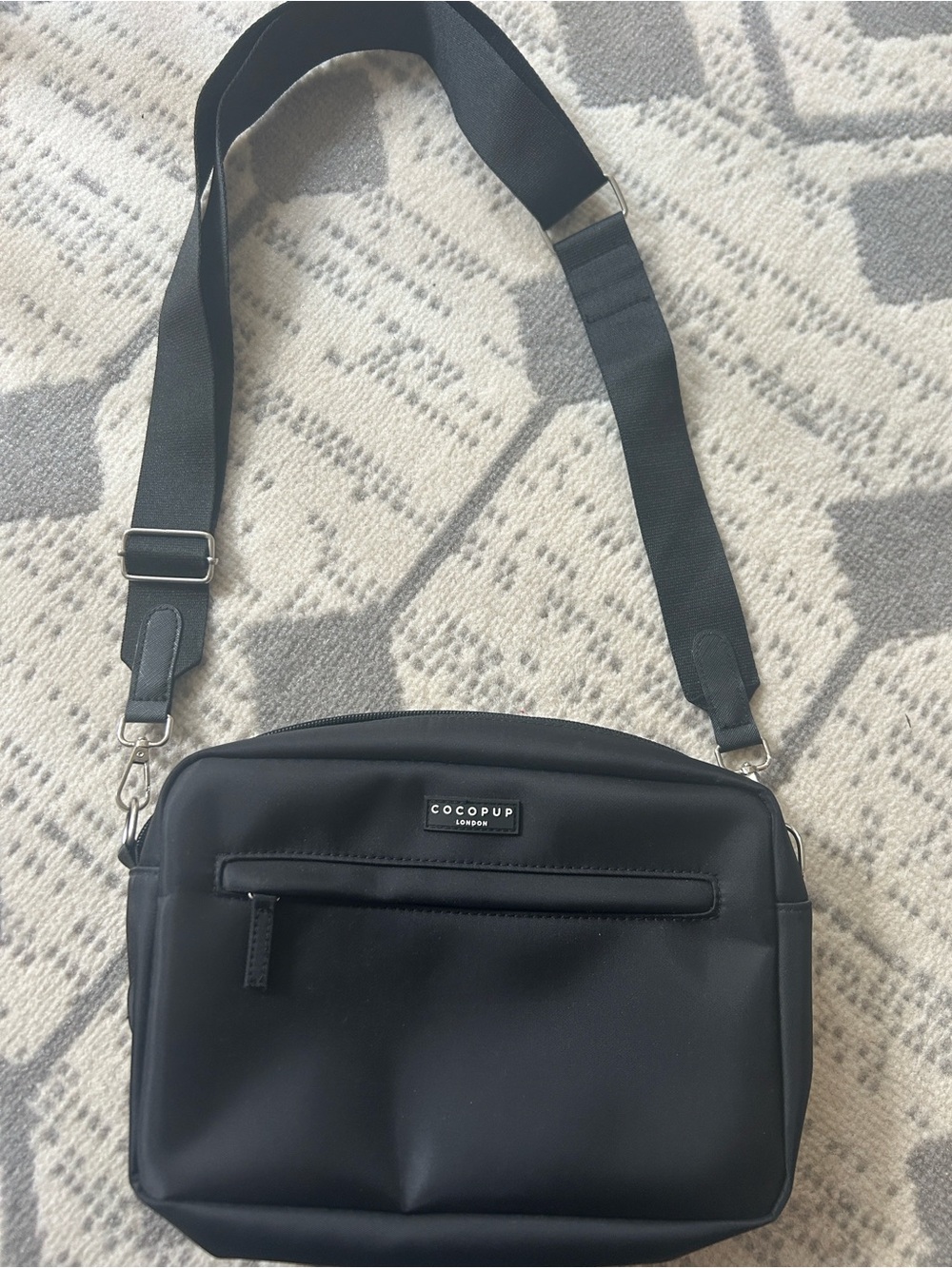 New Cocopup London Black Crossbody Dog walking bag Large